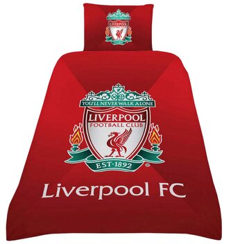 Ložní povlečení FC Liverpool: Velký klubový znak (137 x 198 cm|75 x 50 cm)