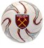 Fotbalový míč FC West Ham United: Vzor Cosmos White (velikost 5)