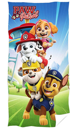 Osuška - ručník Paw Patrol|Tlapková patrola: Postavy (70 x 140 cm)