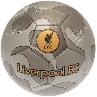Fotbalový míč FC Liverpool: Vzor Camo Sig (velikost 5)