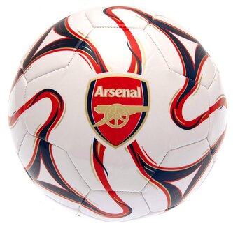 Fotbalový míč FC Arsenal: Vzor Cosmos White (velikost 5)