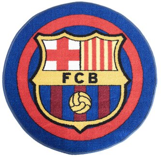 Kulatý kobereček FC Barcelona: Hlavní znak (60 x 60 cm)