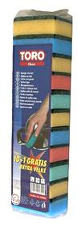 hubka na nádobí, 10+1ks, 5,3 x 7,8 x 2,8 cm