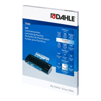 Dahle laminovací kapsy, A4, 2 x 80 µm, lesklé