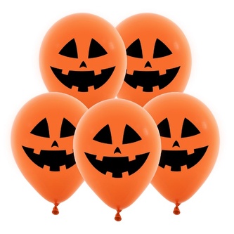Latexové balonky Halloween Dýně - 30cm - 25 ks