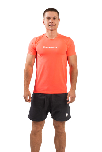 BrainMax pánské funkční triko, oranžové