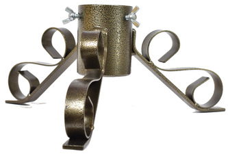 Stojánek vánoční kovový - zlatý 70 mm