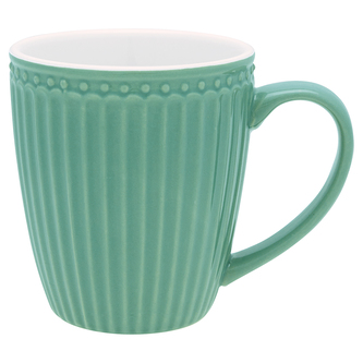 Porcelánový hrnek Alice Dusty Green