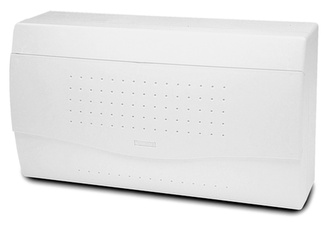 Rozvaděč NUOVA 3818 IP40, 17,5mod., na omítku, neprůhl. dveře, 195x350x100mm