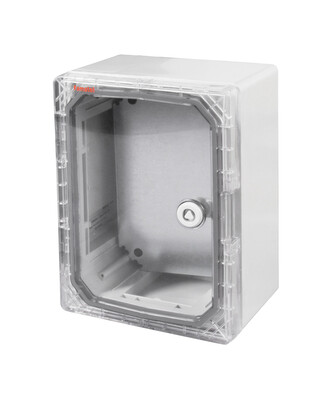 Skříň 39123-T MAGNA IP65, 280x210x130mm, průhledné dveře, součást: montážní deska