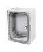 Skříň 39123-T MAGNA IP65, 280x210x130mm, průhledné dveře, součást: montážní deska