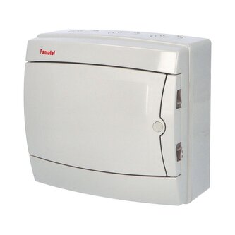 Rozvaděč Acqua 3908-TB IP65, 8mod., na omítku, neprůhl. dveře, 215x235x110mm