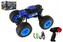 Auto RC Off-Road terénní 2,4GHz plast 32cm dobíjecí pack+baterie modré v krabici 38x23x26cm