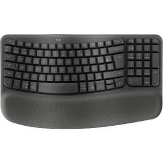 PC klávesnice LOGITECH Wave Keys Graphite Qwerty