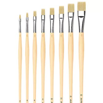 Sada štětinových štětců Da Vinci 5291 ploché