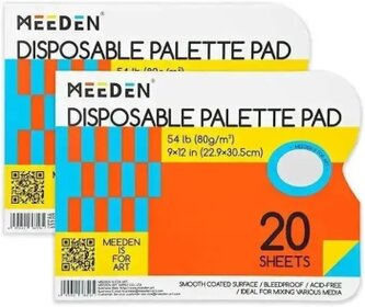 Papírová paleta Meeden 23x30cm 20ks