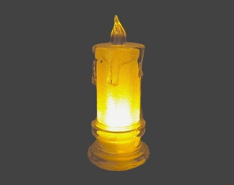 Svíčka LED s kapičkami