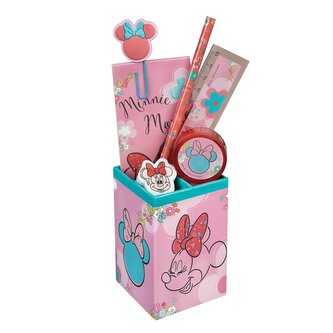 Pojemnik z przyborami szkolnymi Myszka Minnie 7el