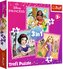 TREFL Puzzle Disney princezny: Vaina, Locika a Sněhurka 3v1 (20,36,50 dílků)