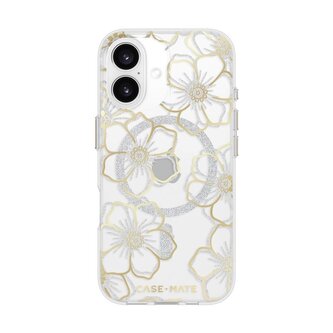 Case-Mate Floral Gems - Gold, magsafe - iPhone 16