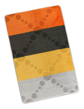 BANY 60x100 cm - Paprsek šedá, žlutá