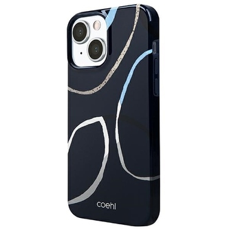 Etui Uniq Coehl Valley na iPhone 13 - granatowe