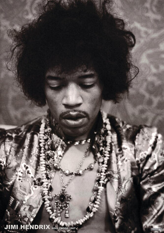 Plakát, Obraz - Jimi Hendrix - Hollywood 1967, 59.4 × 84.1 cm