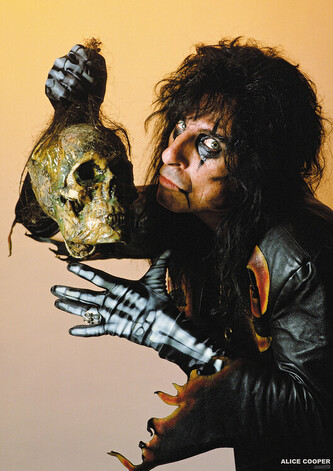 Plakát, Obraz - Alice Cooper - With Skull 1987, 59.4 × 84.1 cm