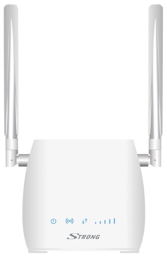 STRONG 4G LTE router 300M/ Wi-Fi standard 802.11 b/g/n/ 300 Mbit/s/ 2,4GHz/ 1x LAN/ USB/ SIM slot/ 2 odnímatelné antény