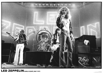 Plakát, Obraz - Led Zeppelin - Earls Court May 1975, 59.4 × 84.1 cm