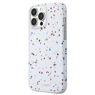 Etui Uniq Coehl Terrazzo na iPhone 13 Pro / iPhone 13 - białe