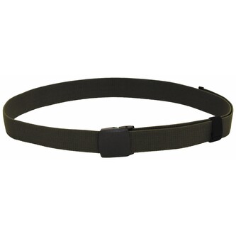 Opasek elastický MFH Tactical Elastic šířka 3,7 cm - olivový, 140