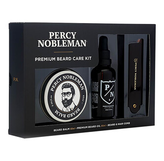 Percy Nobleman Dárková sada péče o vousy Premium Beard Care Kit man