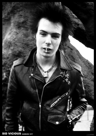 Plakát, Obraz - Sid Vicious - Hamburg 1977, 59.4 × 84.1 cm