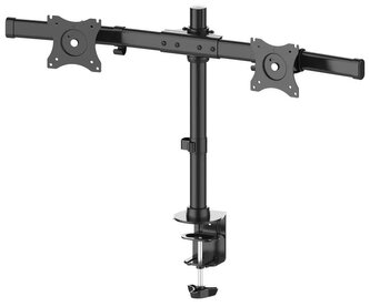 Neomounts  FPMA-DCB100DBLACK / Flat Screen Desk Mount (clamp/grommet) - Crossbar / Black