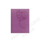 Diář 2017 Crazy - Love růžový