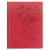 Diář 2017 Crazy - Love červený