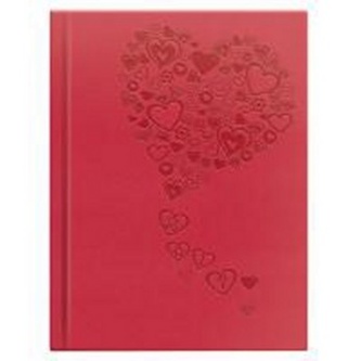 Diář 2017 Crazy - Love červený