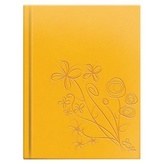 Diář 2017 Crazy - Flora žlutý