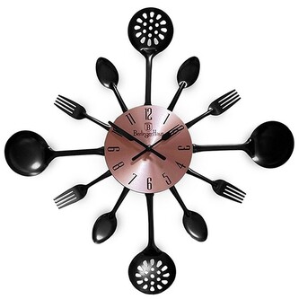 Kuchyňské nástěnné hodiny Black Rose Collection