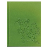 Diář 2017 Crazy - Flora zelený