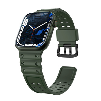 Strap Triple Protection pasek Apple Watch SE, 9, 8, 7, 6, 5, 4, 3, 2, 1 (41, 40, 38 mm) opaska bransoleta zielony
