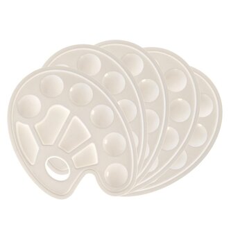 Paletki malarskie 5szt białe STRIGO