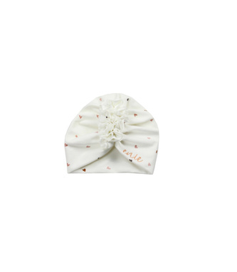 enie baby Turban - dětská čepice 3-6m Hearts