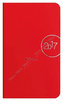 Diář 2017 - Slim červený týdenní kapesní
