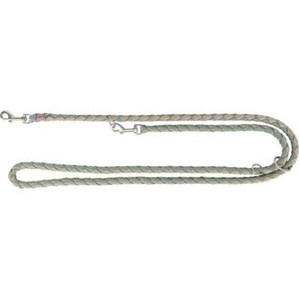 Vodítko CAVO kulaté prodlužovací, šalvějová/písková - S-M:2,00m/12mm