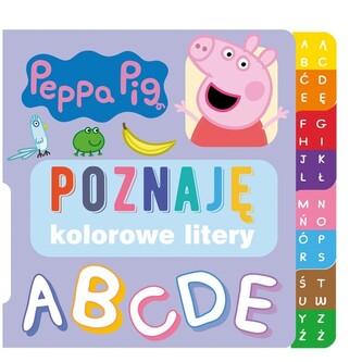 PEPPA PIG POZNAJĘ 7 KOLOROWE LITERY