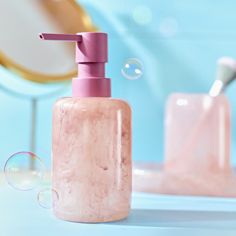 Dávkovač | ROSIA | růžová | 7x15,6 cm | 895109 Homla