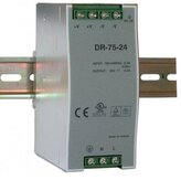 Průmyslový zdroj Carspa DR-75-24, 24V=/75W, spínaný na DIN lištu