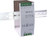 Průmyslový zdroj Carspa DR-75-12, 12V=/75W, spínaný na DIN lištu